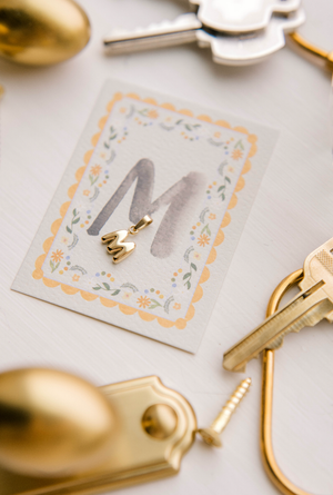 M - Letter Charm