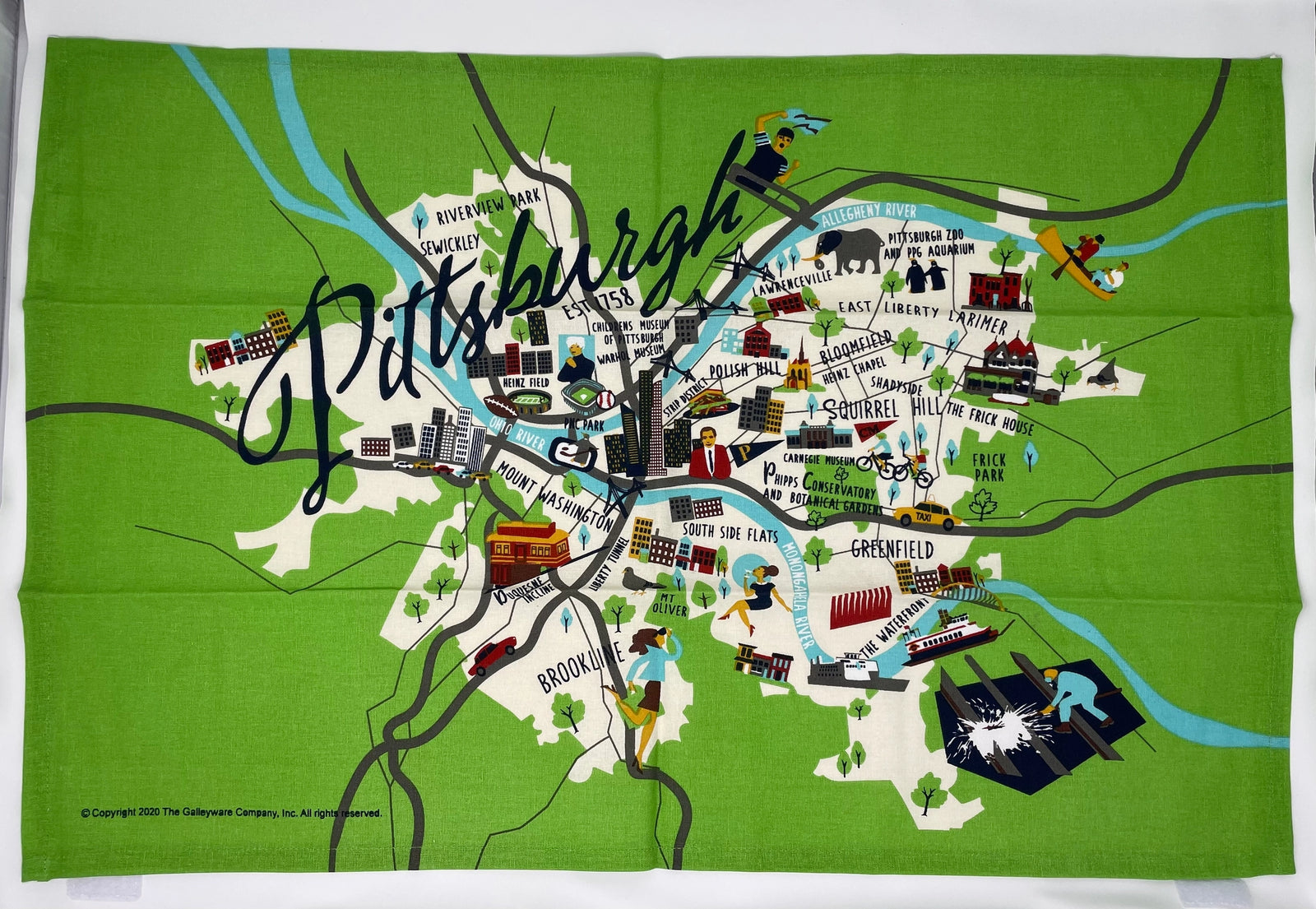 Pittsburgh Tea Towel