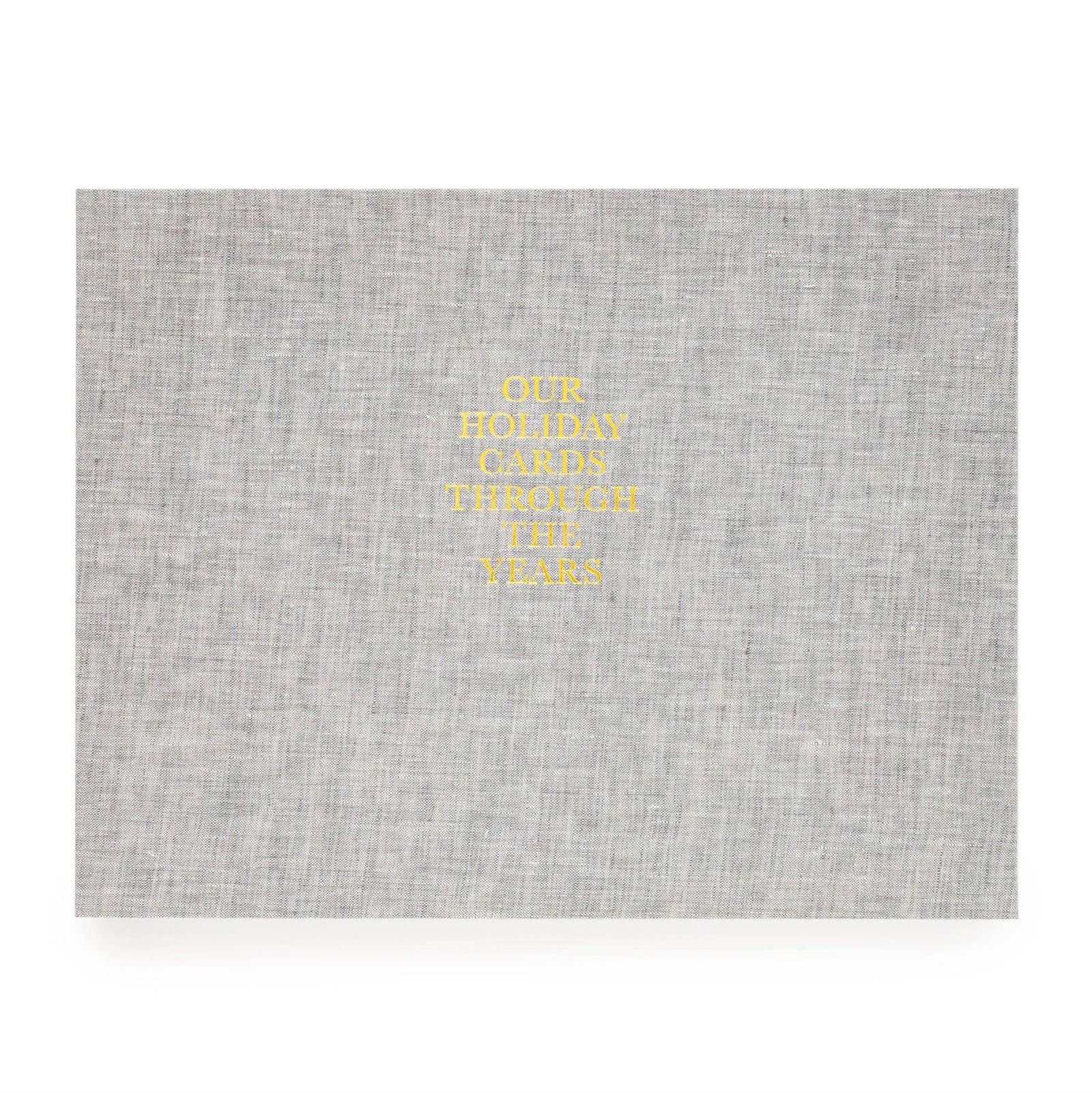 Holiday Card Book - Grey