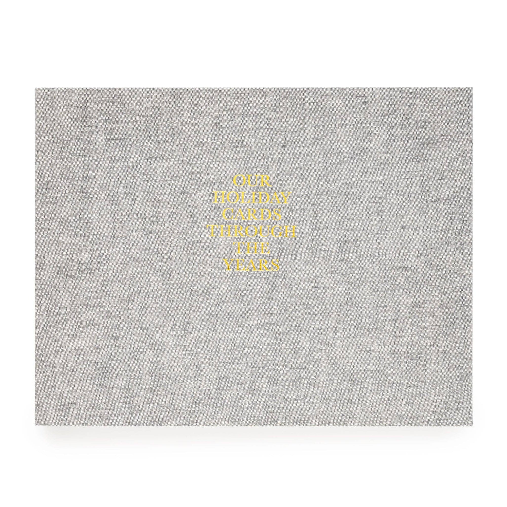 Holiday Card Book - Grey