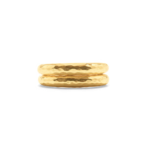Cleopatra Slice Stacking Ring Set - gold