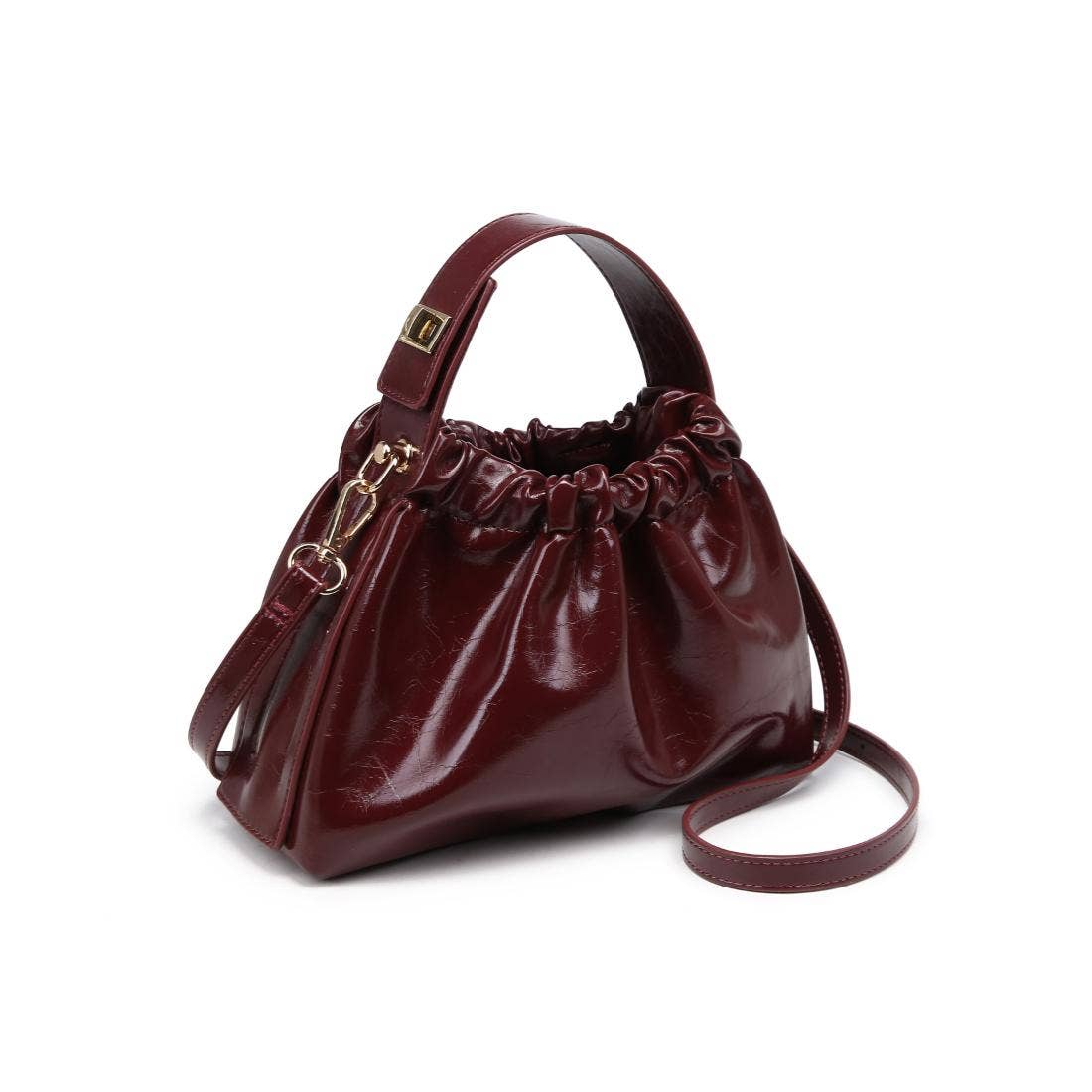 Bambi Crossbody: Burgundy