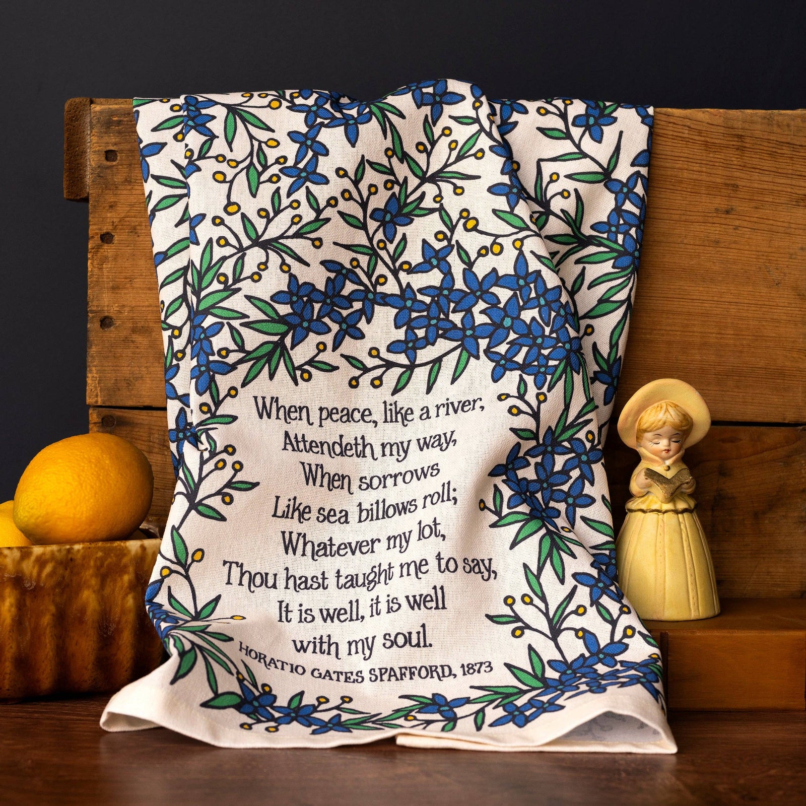 It Is Well Hymn Tea Towel