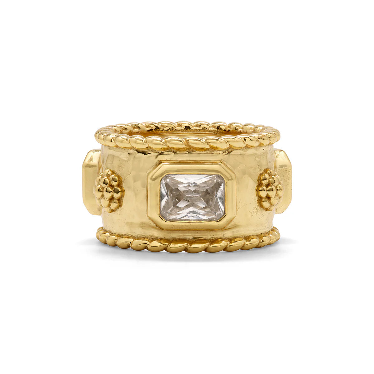 Berry Band - clear cubic zirconia