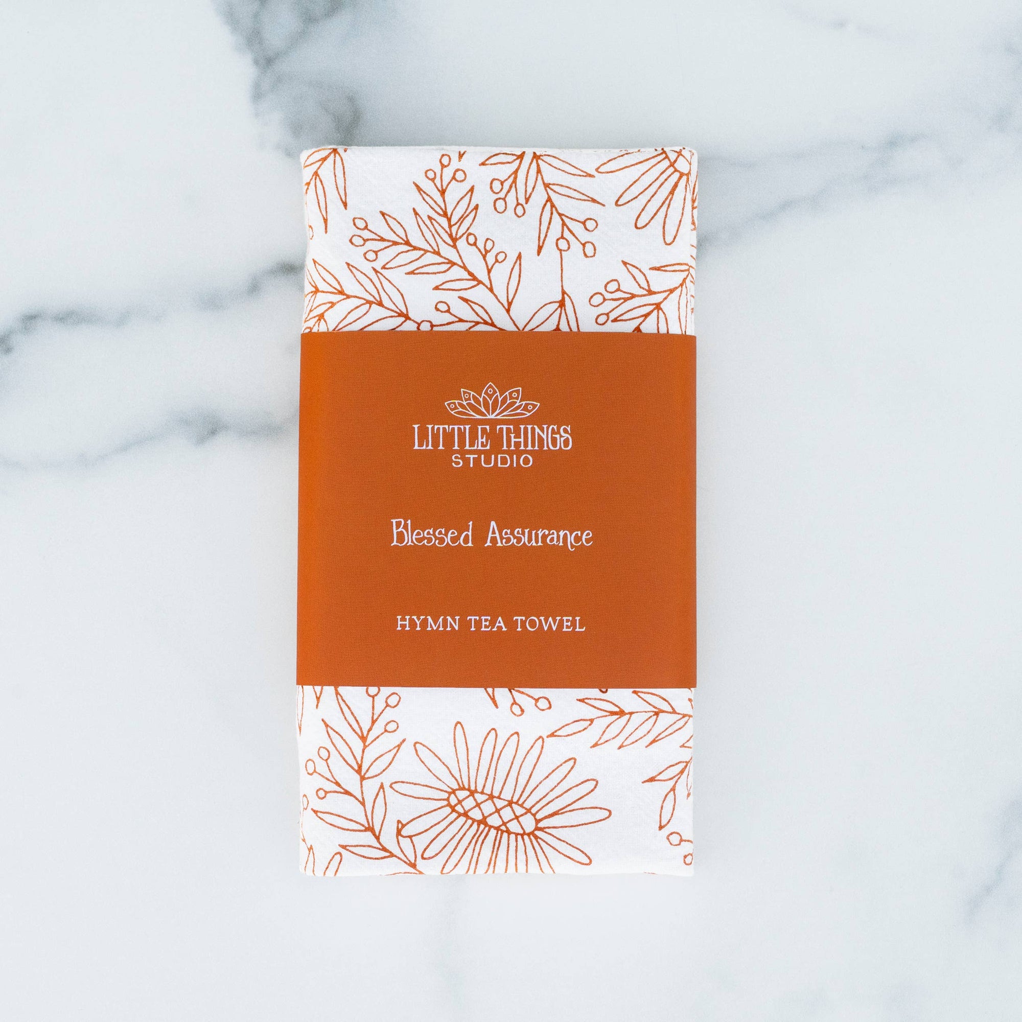 Blessed Assurance Hymn Tea Towel