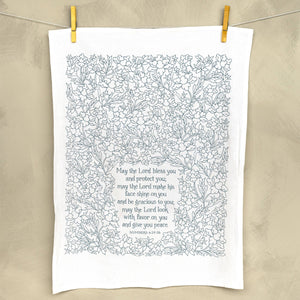 The Blessing Scripture Tea Towel