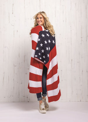 American Flag Blanket