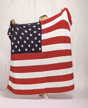 American Flag Blanket