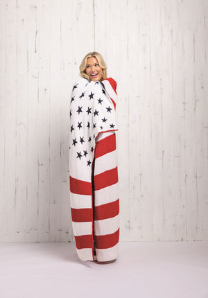 American Flag Blanket