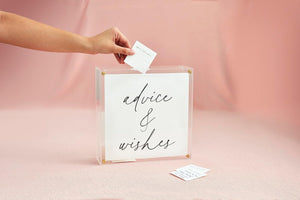Advice & Wishes Acrylic Box