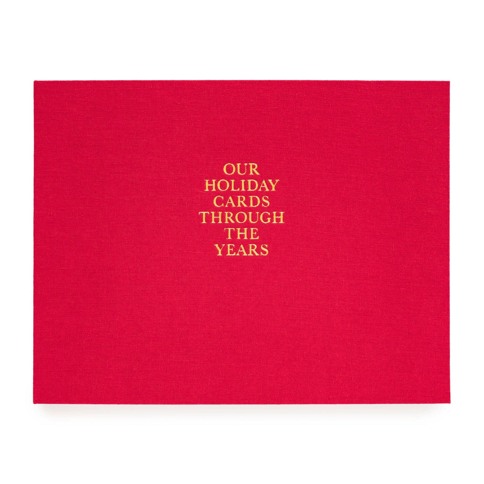 Holiday Card Book - Red