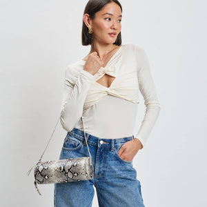 Mila Shoulder Bag: snake