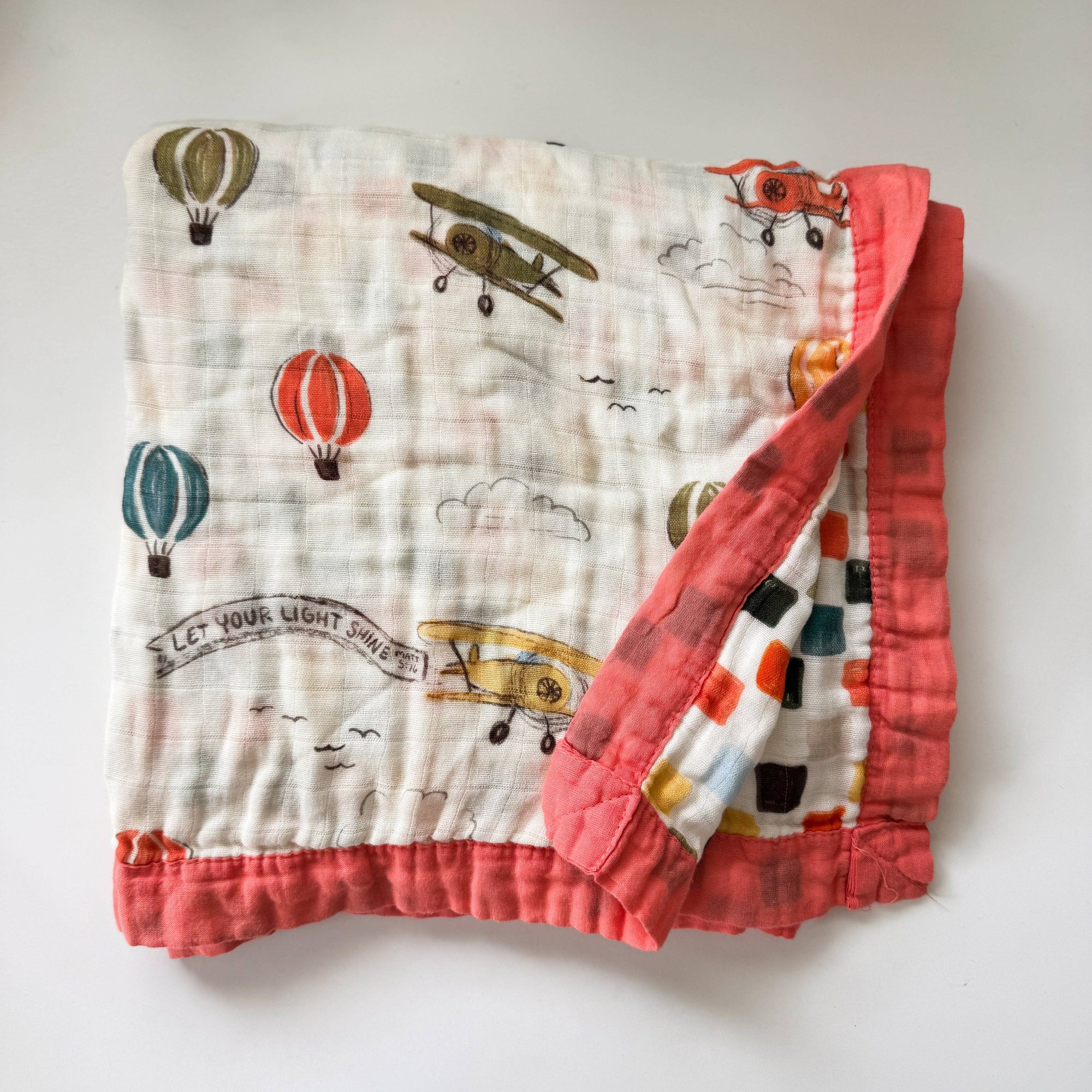 Scripture Planes Muslin Blanket