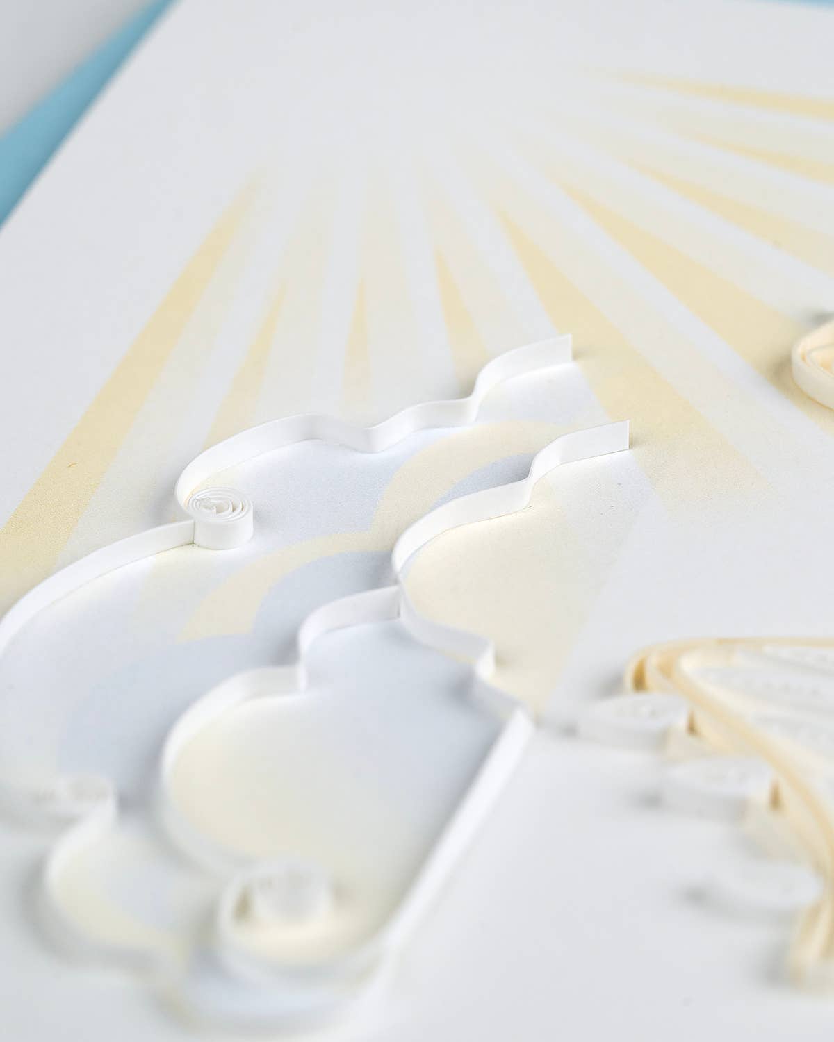 Rainbow Bridge Quilled Card