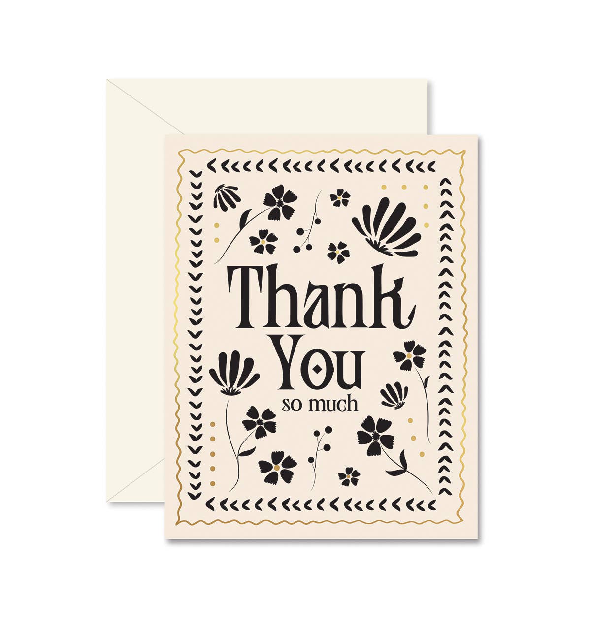 Floral Thank You Card