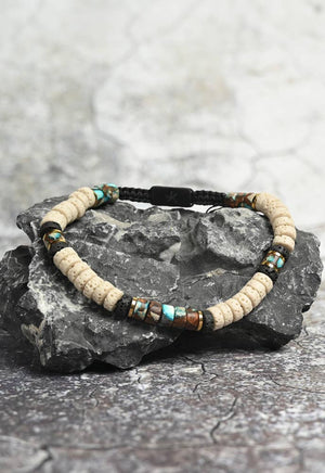 Vanguard Lava Bead Men's Bracelet