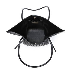 Caspien - Woven Tote: Black