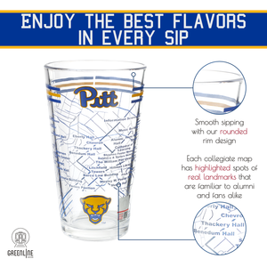 University of Pittsburgh Pint Glass
