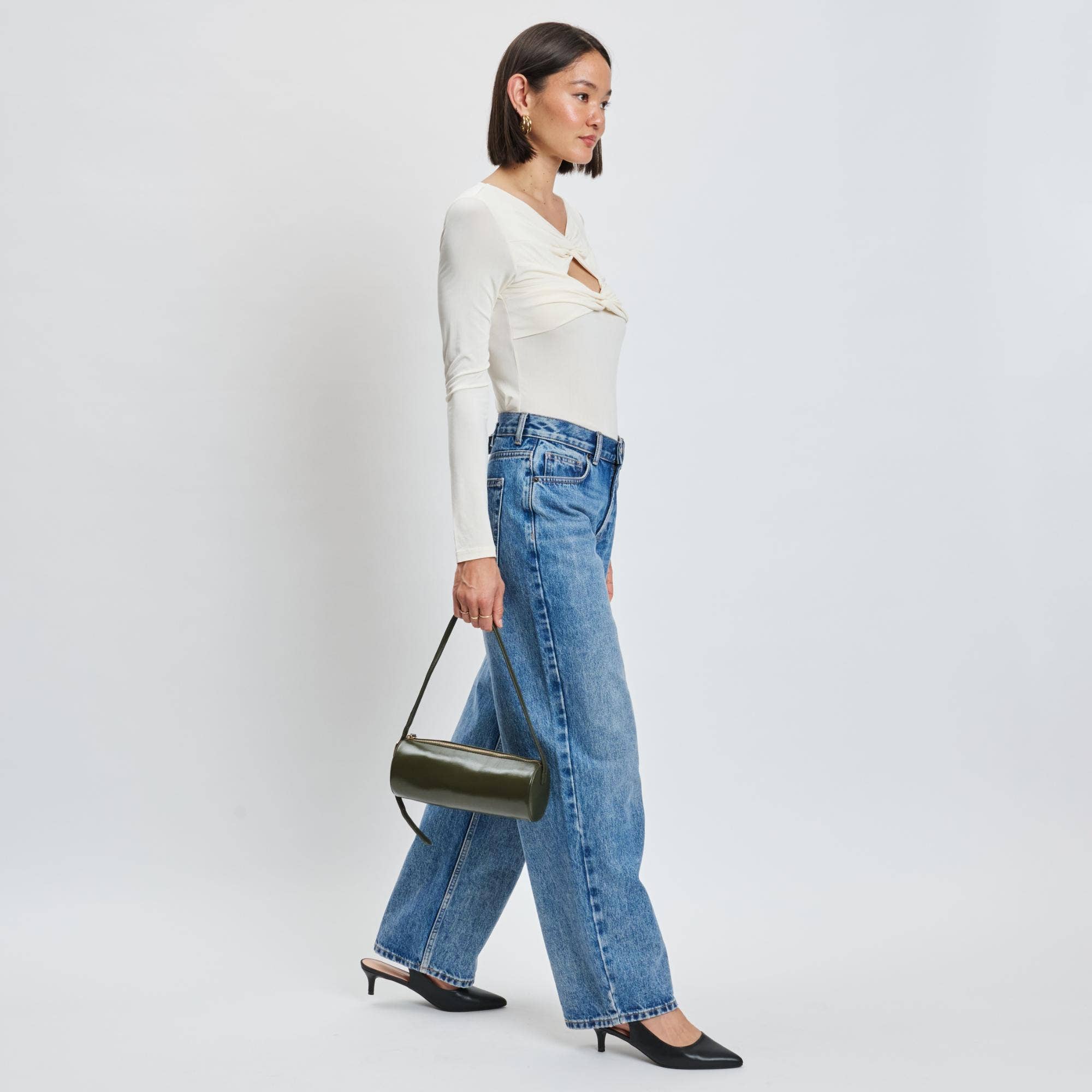 Mila Shoulder Bag: Black