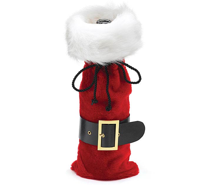 Santa Wine Bag
