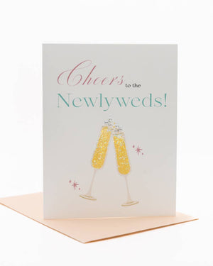 'Cheers to the Newlyweds' Card
