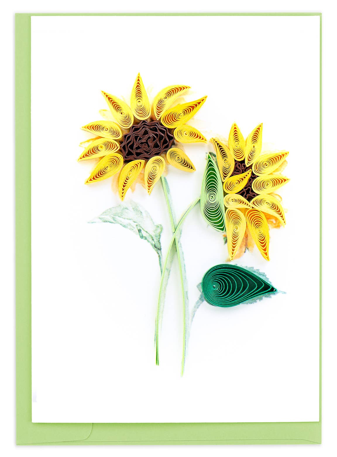 Sunflower Quilled Gift Enclosure Card