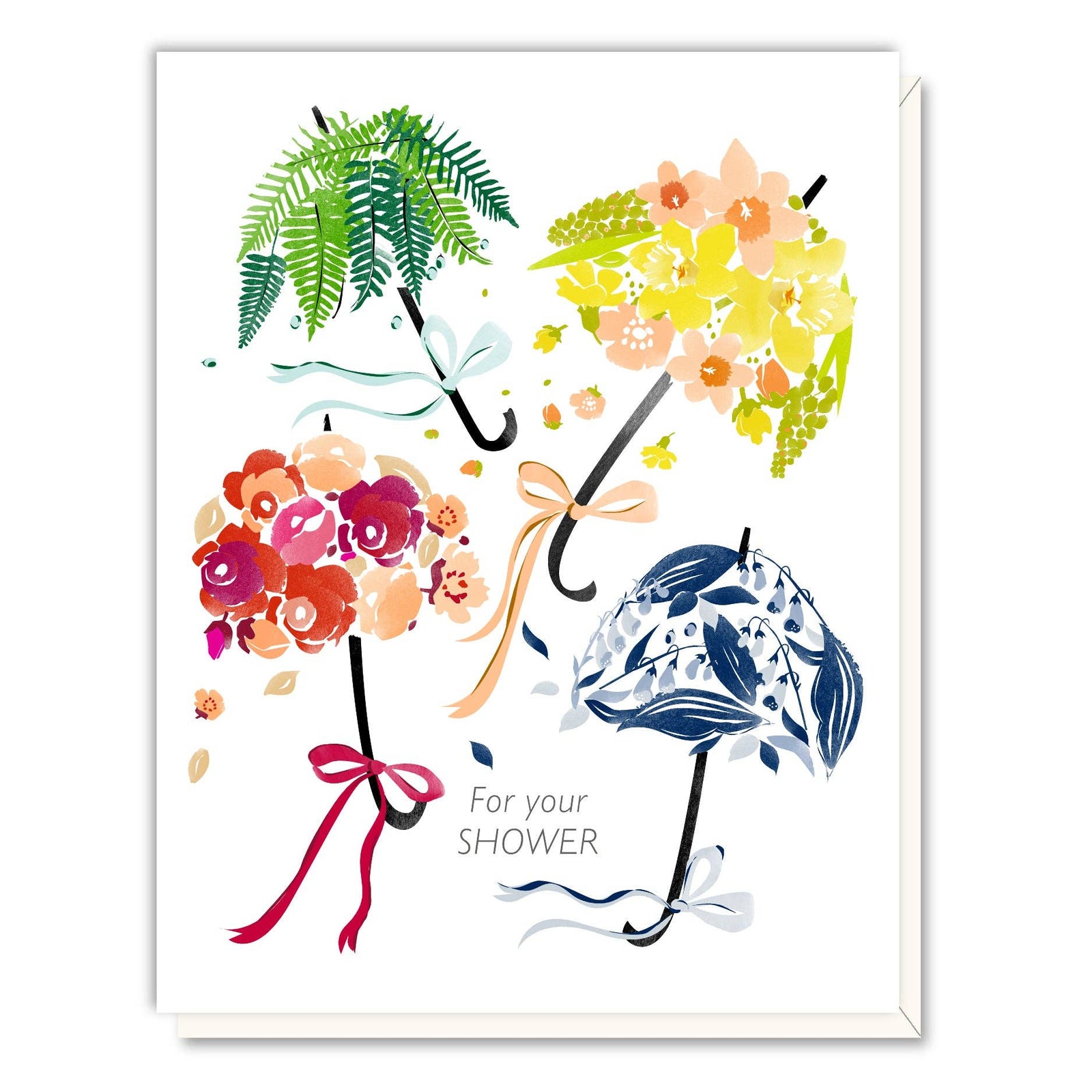 Shower Parasols Card