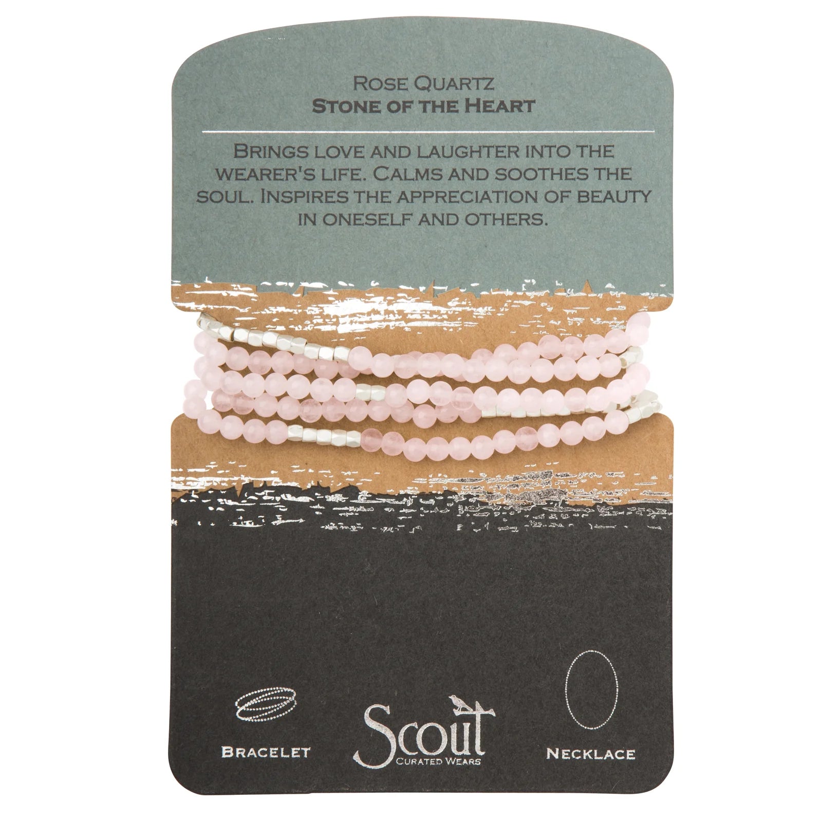 Stone Wrap - Rose Quartz