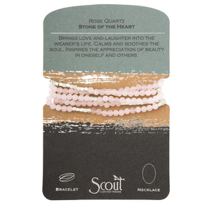 Stone Wrap - Rose Quartz