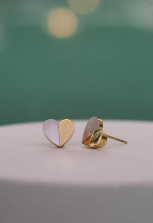 Give Hope Heart Earrings