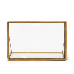 Standing Quote Frame - brass