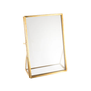 Standing Quote Frame - brass