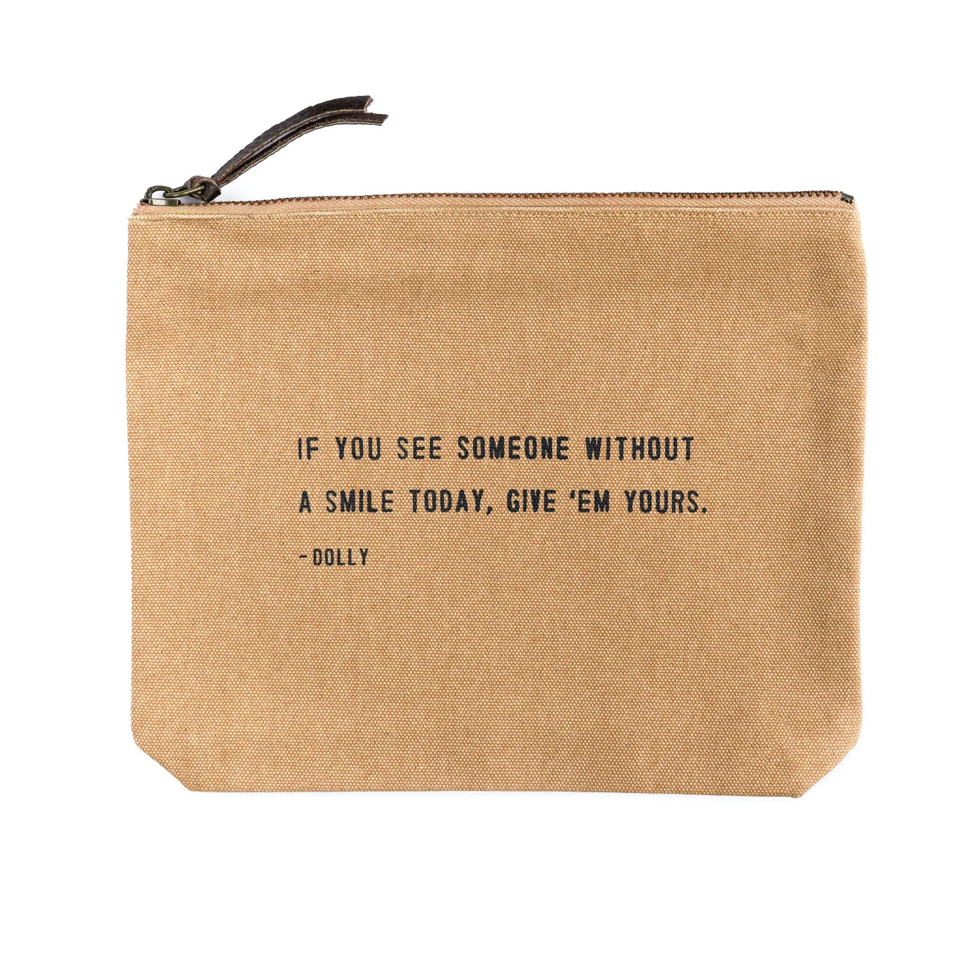 Dolly Canvas Zip Bag