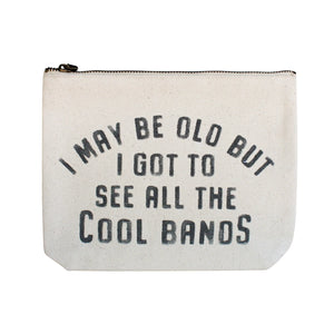 Cool Bands Canvas Zip Bag