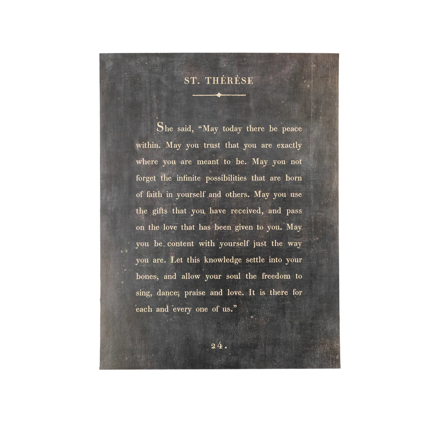 St. Therese art print