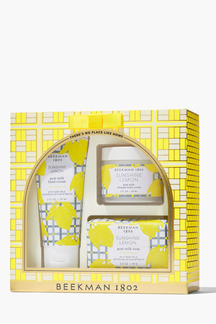 Sunshine Lemon bodycare gift set