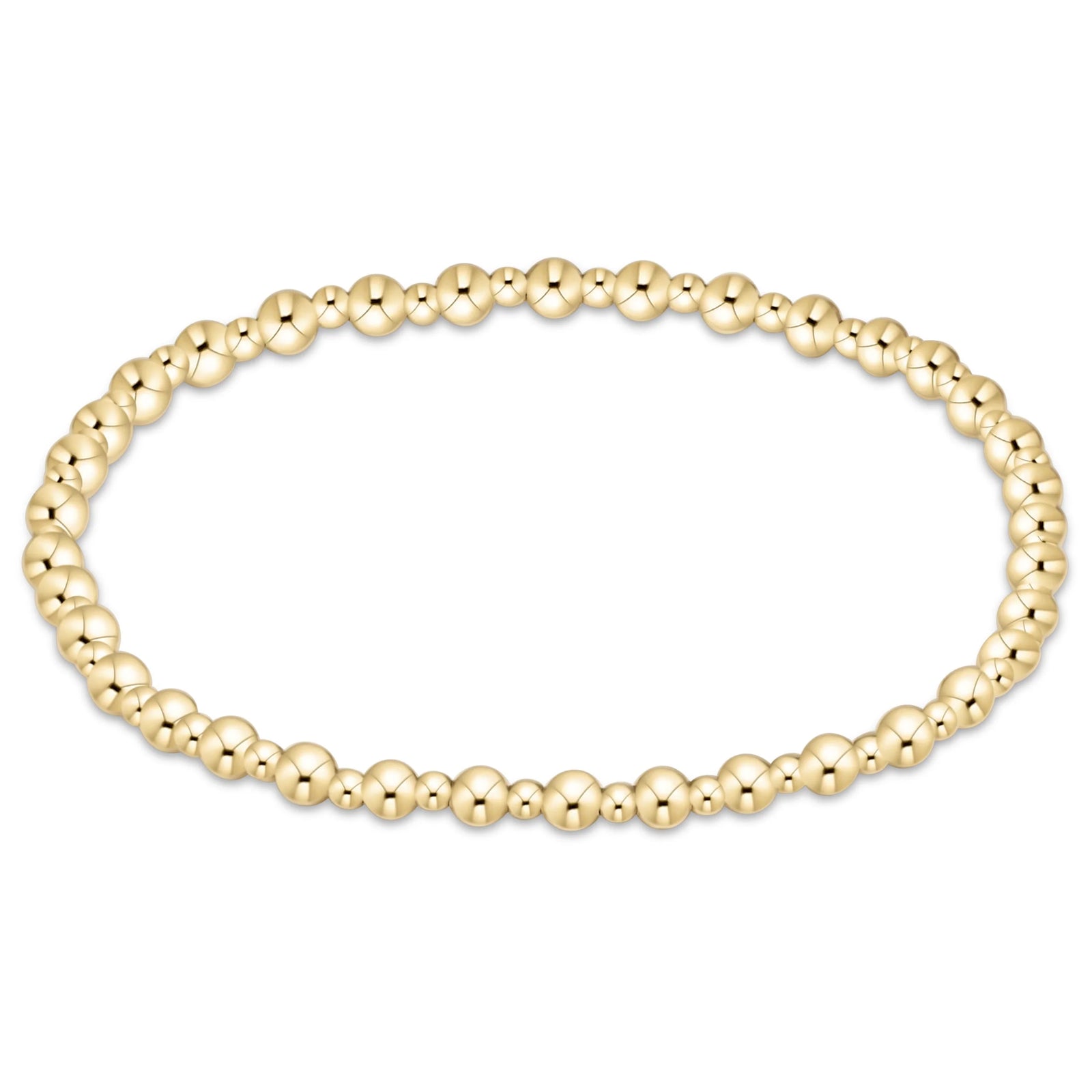 Grateful gold 3mm bracelet