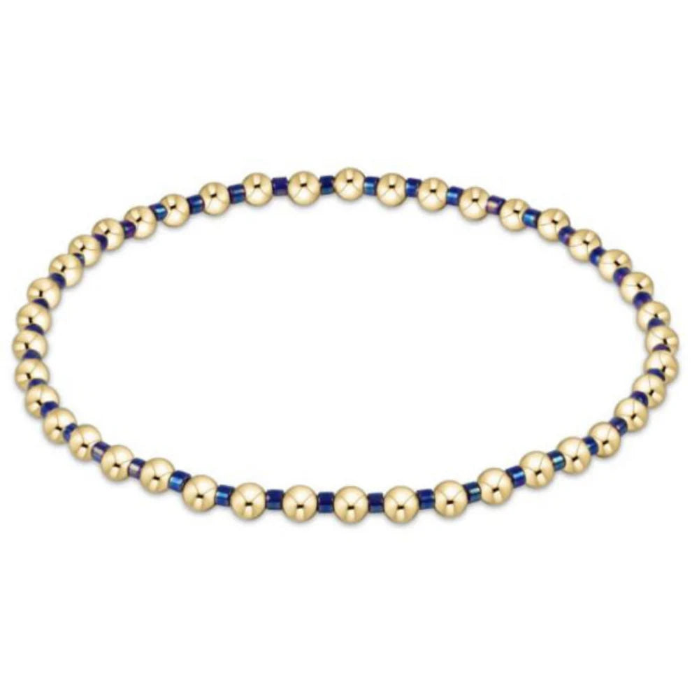 Hope Grateful Bracelet - Blue Metallic