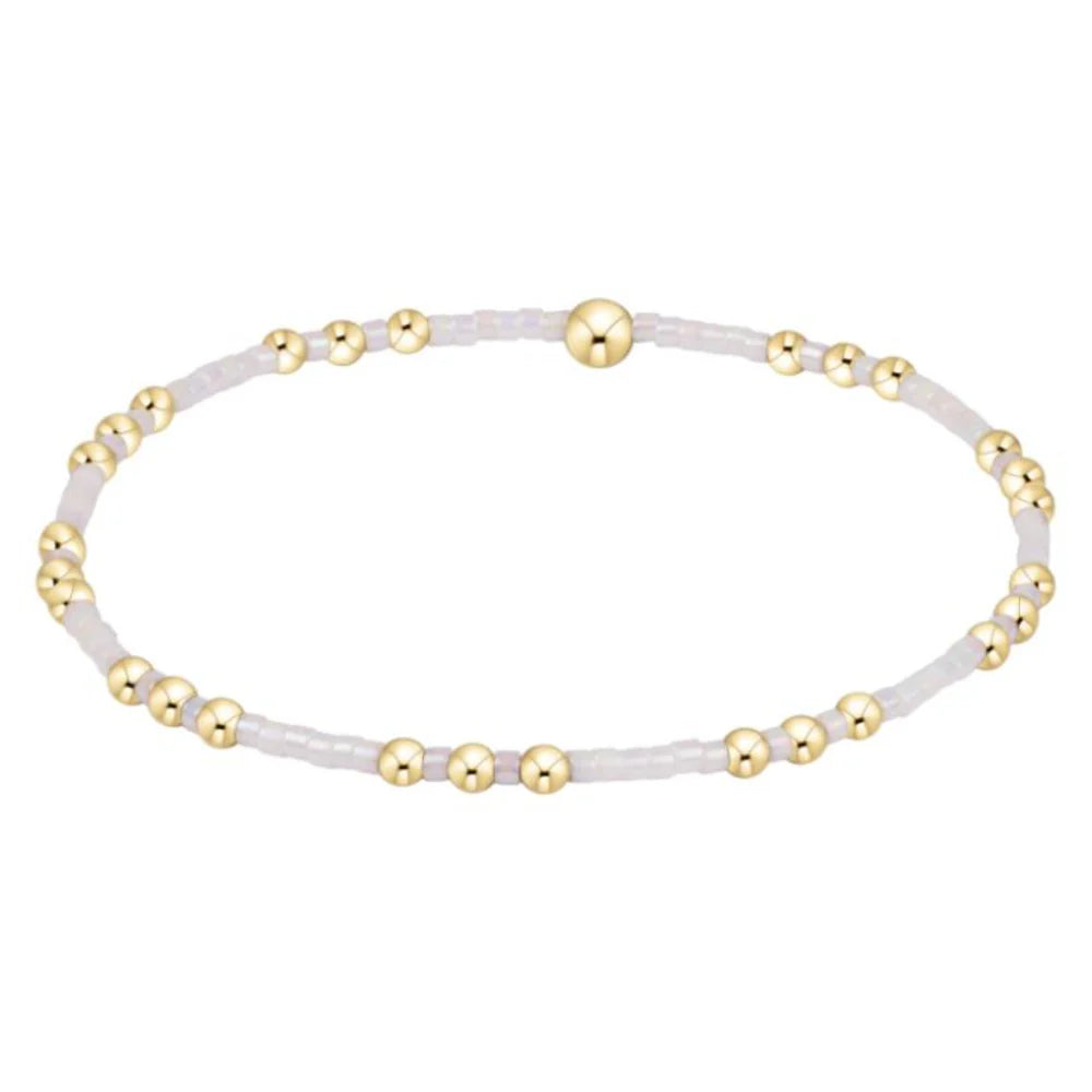 Hope Joy Bracelet - silky white