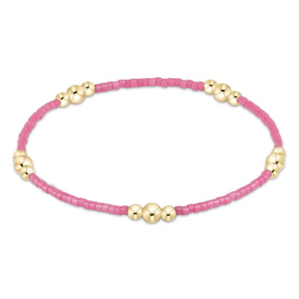 Hope Purpose Gold Bracelet - bubblegum