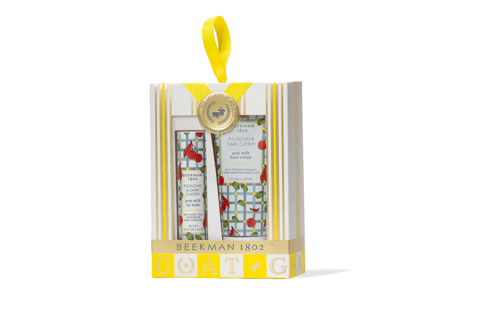 Pistachio & Dark Cherry Lip and Hand set