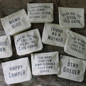 Cool Bands Canvas Zip Bag