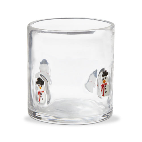 Snowman Icon Glass
