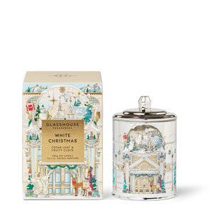 White Christmas Candle