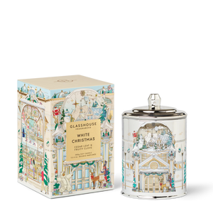 White Christmas Candle