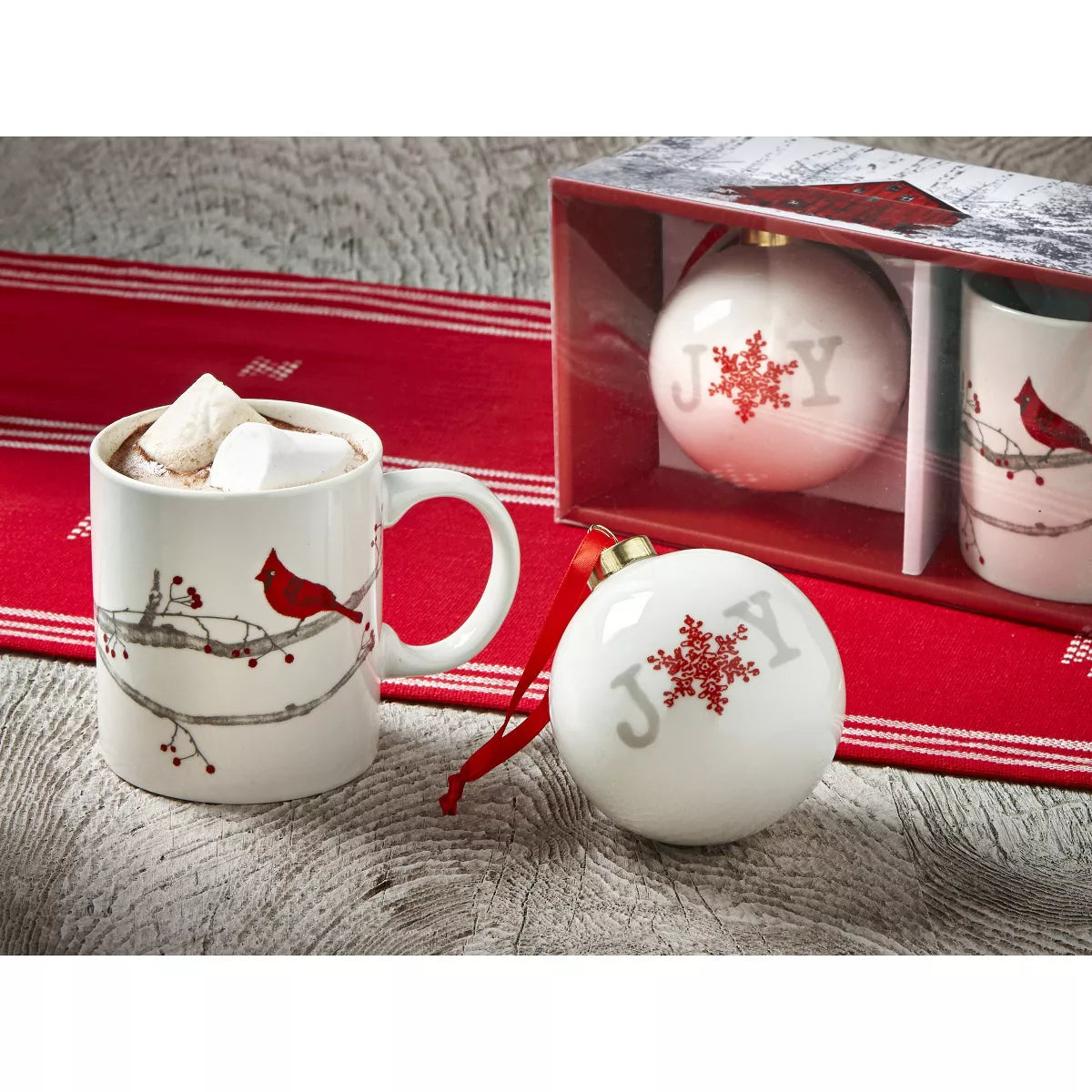Winter Scenes Mug and Ornament Set