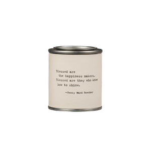 Blessed Are The Happiness Makers Candle