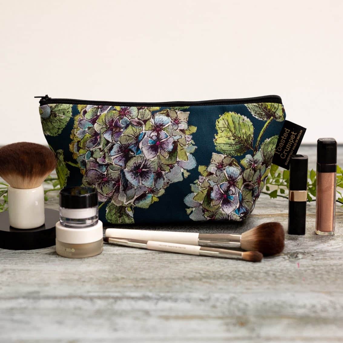 Hydrangea Make Up Bag