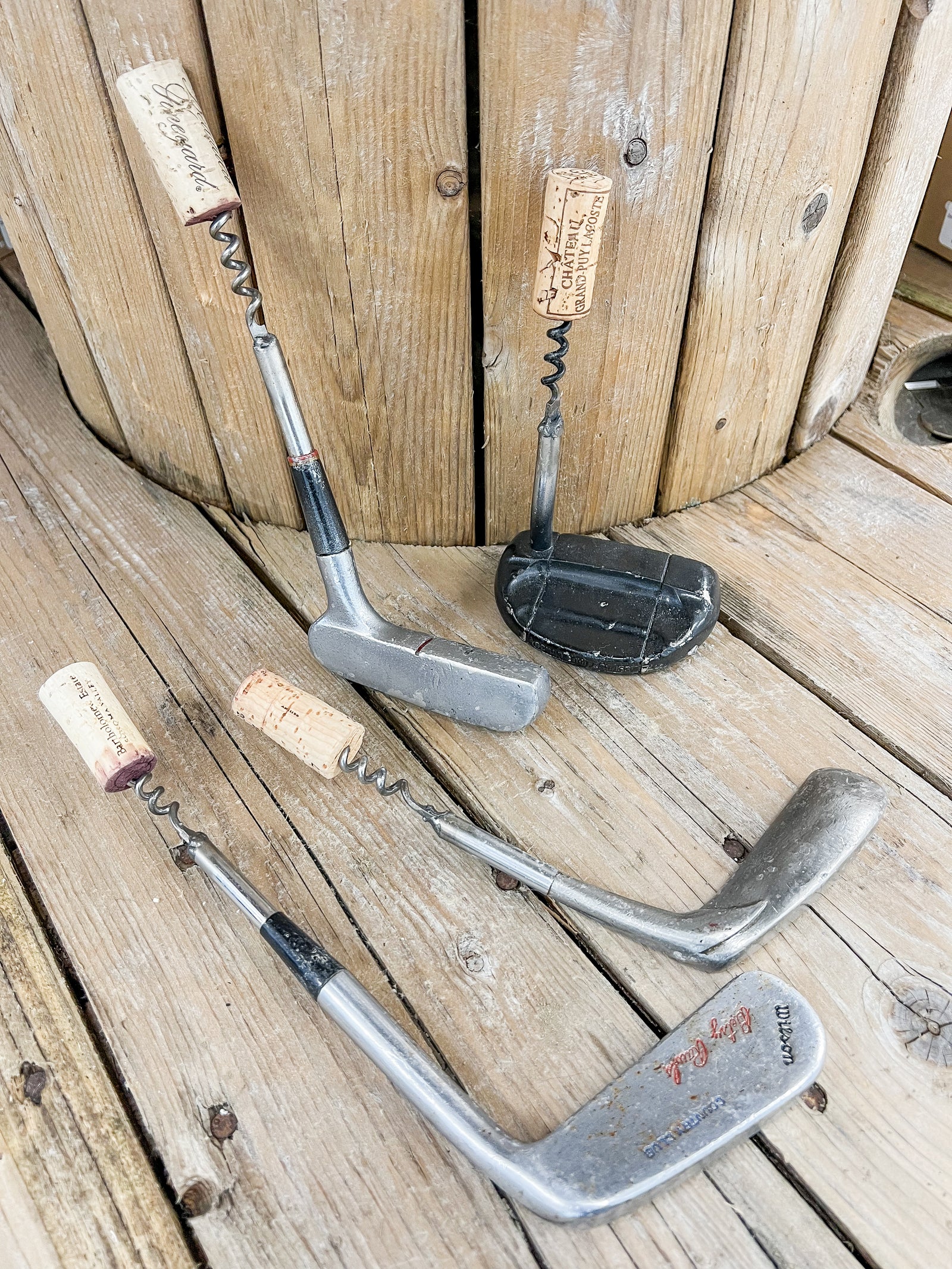 Vintage Golf Club Corkscrew