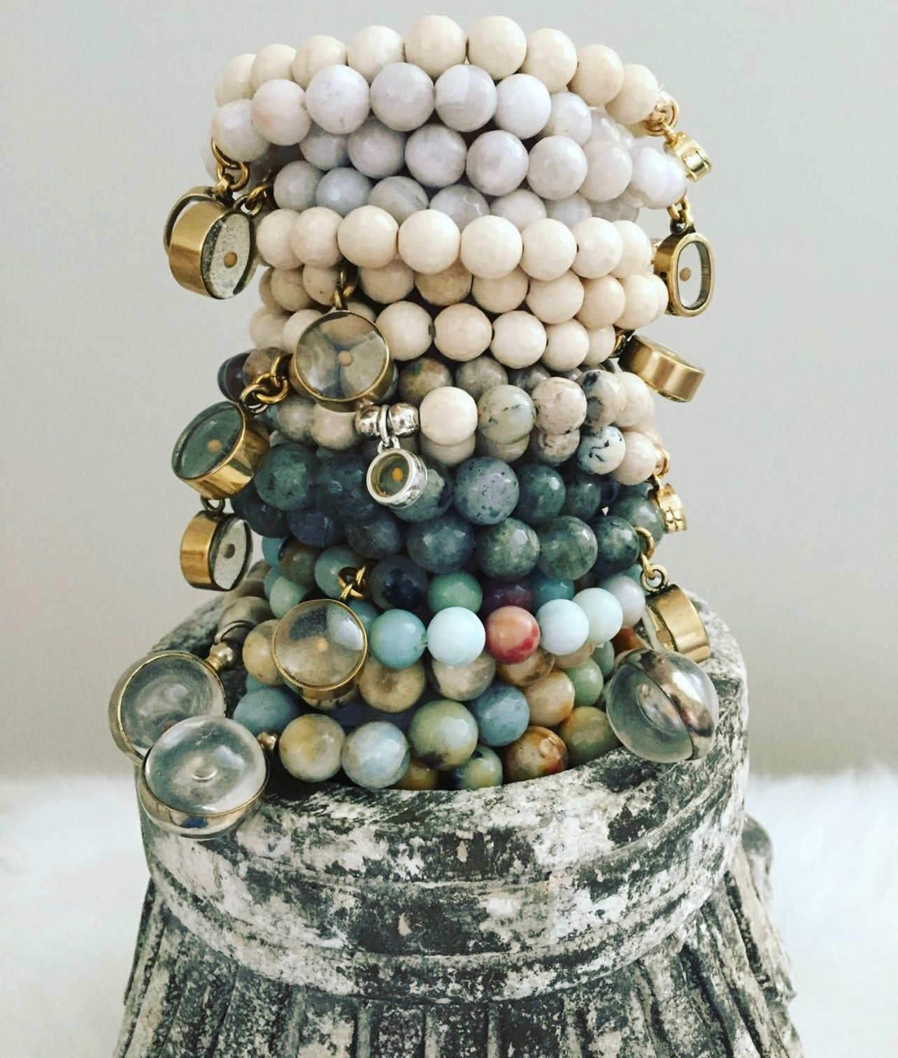 Mustard Seed Bracelet - Lapis